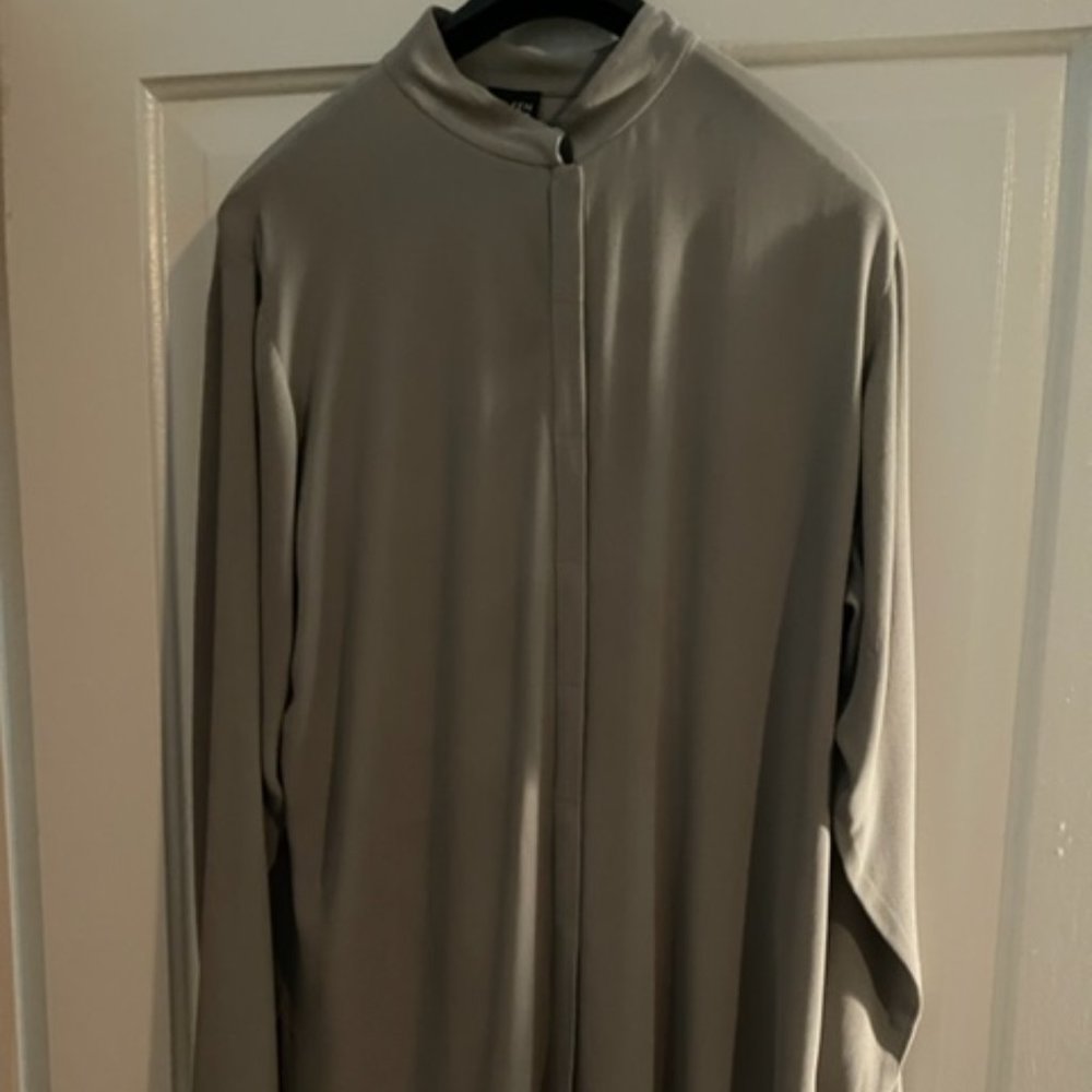 Eileen Fisher Long Silk Blouse